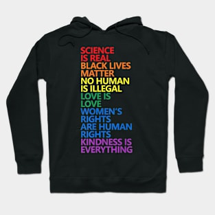 Science Is Real Black Lives Matter Lgbt Pride Blm Equality Hoodie